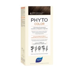 Phyto Phytocolor Νο 6.77 Light Brown Cappuccino / Μαρόν Ανοιχτό Καπουτσίνο, 1 τεμάχιο