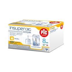 Insupen Βελόνες για Πένα Ινσουλίνης 31G x 8mm, 100 τεμάχια | Συσκεύες - Αναλώσιμα - Αγορά Online