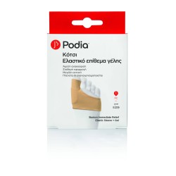 Podia Immediate Relief Elastic Sleeve + Gel Ελαστικό Επίθεμα Γέλης για Κότσι One Size, 1τμχ