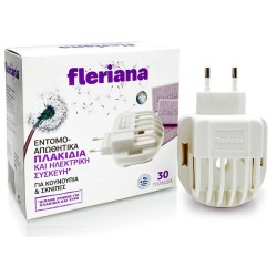 Power Health Fleriana, Εντομοαπωθητικά Πλακίδια & Ηλεκτρική Συσκευή Για Κουνούπια & Σκνίπες, 30 πλακίδια | Εποχικά - Αγορά Onlin