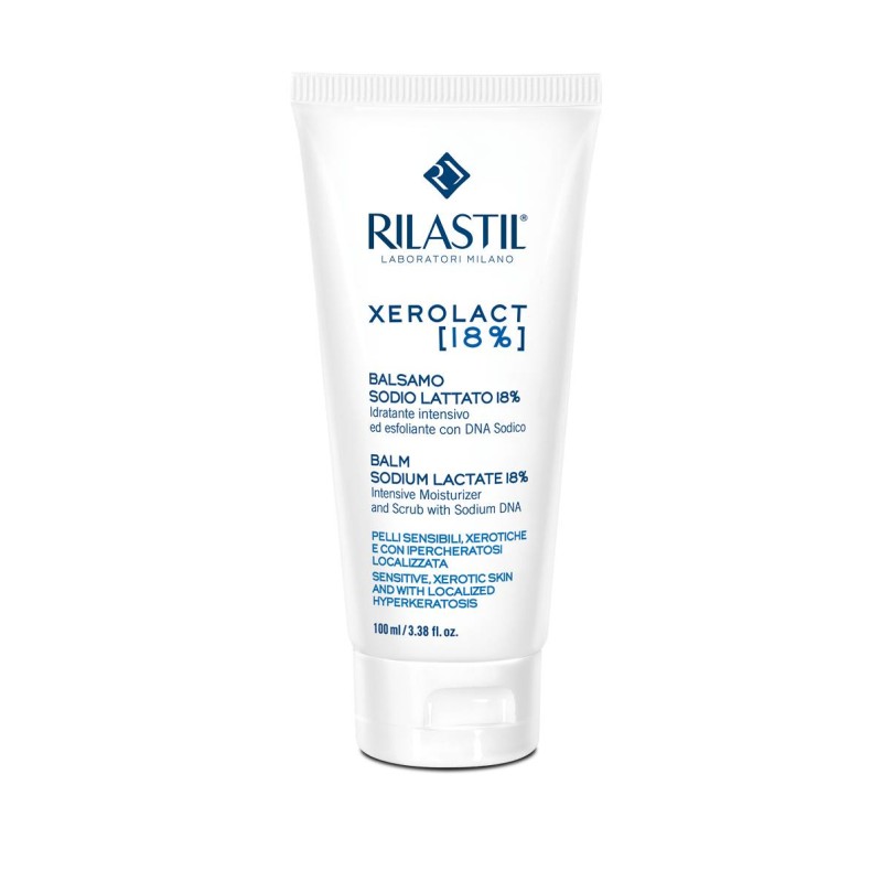 Rilastil Xerolact Balm Sodium Lactate 18% Βάλσαμο σώματος για τη Ξηροδερμία & την τοπική Υπερκεράτωση, 100ml