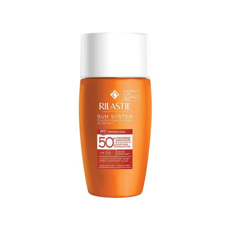 Rilastil Sun System Baby Comfort Fluid SPF50+ Αντιηλιακό Γαλάκτωμα για Βρέφη & Παιδιά, 50ml | Rilastil | Online Φαρμακείο