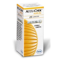 Accu chek Softclix, βελόνες SoftClix οι οποίες χρησιμοποιούνται με τον μετρητή Accu-Chek Instant, 25 lancets | Συσκεύες - Αναλώσ
