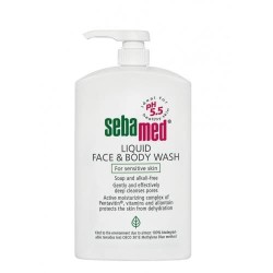 SEBAMED Liquid Face & Body Ήπιος καθαρισμός Προσώπου και Σώματος, 1 Lt (1000ml)