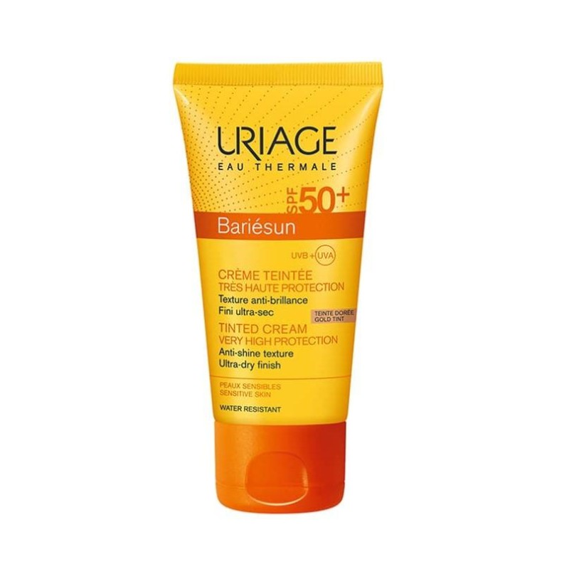 Uriage Bariesun Golden Tinted Creme SPF50+ Αντιηλιακή Κρέμα με Χρώμα Χρυσή Απόχρωση Ελαφριάς Υφής, 50ml