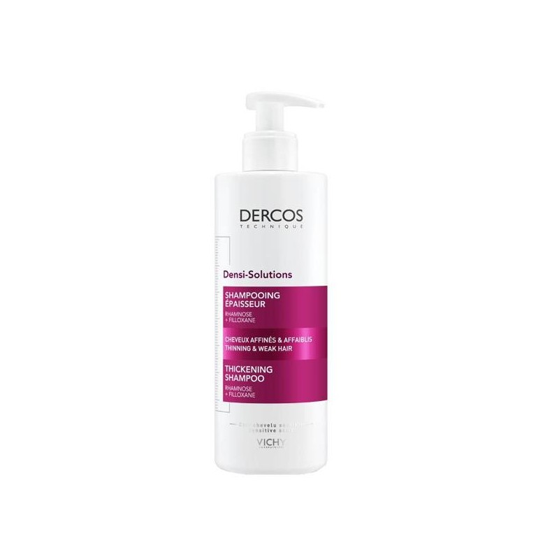 Vichy Dercos Densi-Solutions Thickening Shampoo Σαμπουάν Πύκνωσης για Αδύναμα & Λεπτά Μαλλιά, 400ml