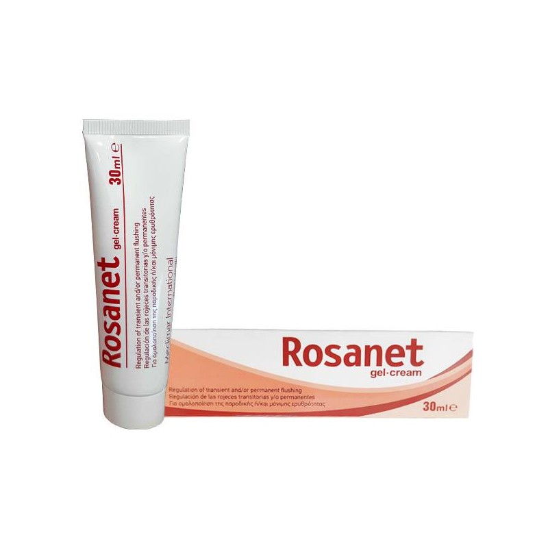 Rosanet Gel Cream, Για Ομαλοποίηση Της Παροδικής - Μόνιμης Ερυθρότητας, 30ml