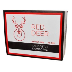 Red Deer Ταμπλέτες Καμφοράς, 40 τμχ | Καθαριότητα - Αγορά Online