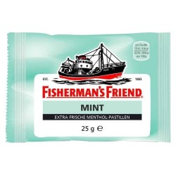 Fisherman's Friend Mint Καραμέλες με Δυνατή Γεύση Μέντας, 25gr | Πονόλαιμος - Αγορά Online