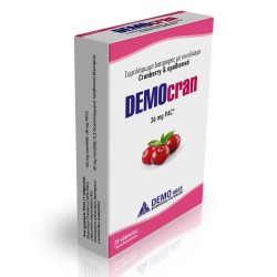 Democran Εκχύλισμα Cranberry με Προβιοτικά, 28caps | Χωρίς Ντροπή - Αγορά Online