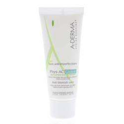 A-Derma Phys-AC Global Soin Imperfections Κρέμα Φροντίδας κατά των Ατελειών για Δέρματα με Τάση Ακμής, 40ml