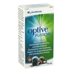 Allergan Optive Fusion Λιπαντικές Οφθαλμικές Σταγόνες με Υαλουρονικό Οξύ, 10ml | Μάτια - Αγορά Online
