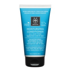 Apivita Moisturizing Conditioner Μαλακτική Κρέμα Ενυδάτωσης για Όλους τους Τύπους Μαλλιών με Υαλουρονικό Οξύ & Αλόη, 150ml