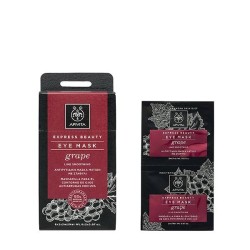 Apivita Grape Eye Mask Aντιρυτιδική Μάσκα Ματιών με Σταφύλι, 2 x 2ml