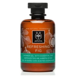Apivita Refresing Fig Shower Gel με Essential Oils, Αφρόλουτρο Με Σύκο & Αιθέρια Έλαια, 250ml