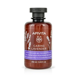Apivita Caring Lavender Απαλό Αφρόλουτρο για Ευαίσθητες Επιδερμίδες, 250ml