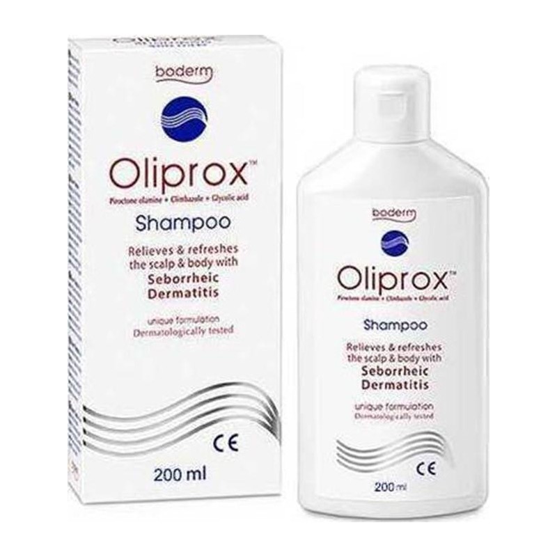 Boderm Oliprox Shampoo Σαμπουάν για την Αντιμετώπιση της Σμηγματορροϊκής Δερματίδας στο Τριχωτό της Κεφαλής, 200ml