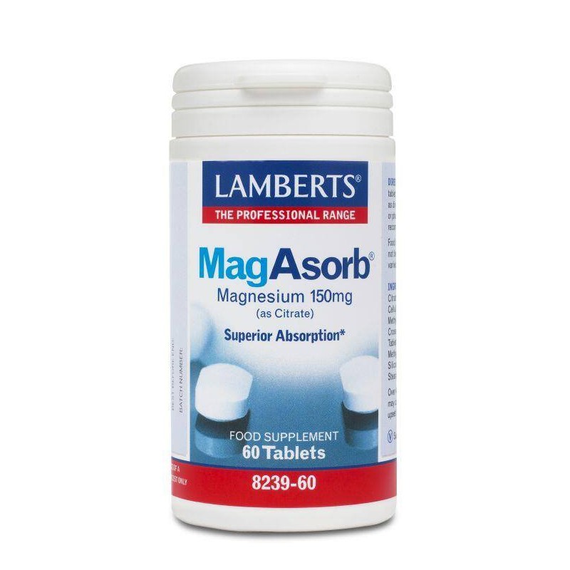 LAMBERTS Magasorb 60tabs - Συμπλήρωμα | Αθλητικά Συμπληρώματα