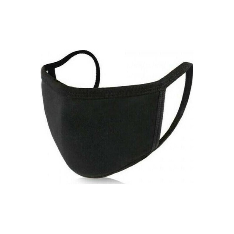 Anatomic Help Υφασμάτινη Non-woven Μάσκα με Φίλτρο Large Μαύρη 1τμχ