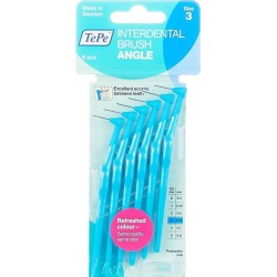 TePe Angle Μέγεθος 3 0.6mm 6τμχ Μπλε