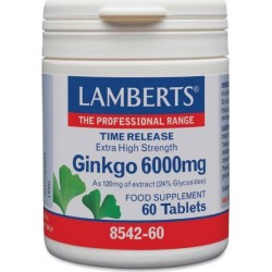 Lamberts Ginkgo 6000mg 60 tablets