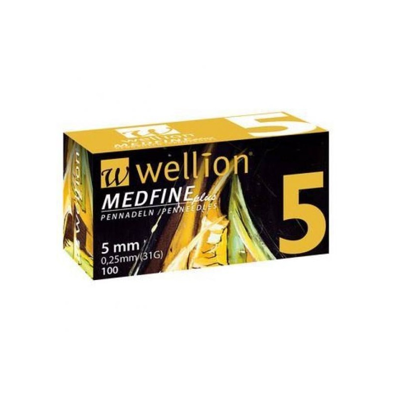 Wellion Medfine plus 31g για Στυλό Ινσουλίνης 5 mm 100 τμχ