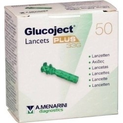 Menarini Glucoject Lancets Plus 33G 50τμχ