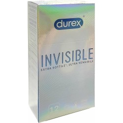 Durex Invisible Extra Sensitive Extra Thin 12pcs