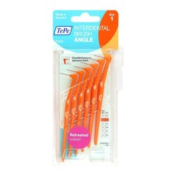 TePe Angle Μέγεθος 1 0.45mm 6τμχ Πορτοκαλί