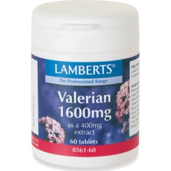 LAMBERTS Valerian 1600mg 60tabs | Εξειδικευμένες Φόρμουλες - Αγορά Online