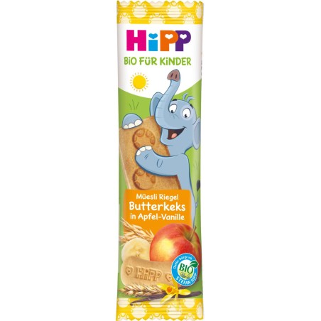 Hipp Μπισκοτόμπαρα με Μήλο & Βανίλια 20gr