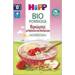 Hipp Βρεφική Κρέμα Βρώμης με Φράουλα και Βατόμουρο 8m+ 250gr