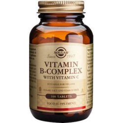 Solgar B-Complex with Vitamin C 100 ταμπλέτες