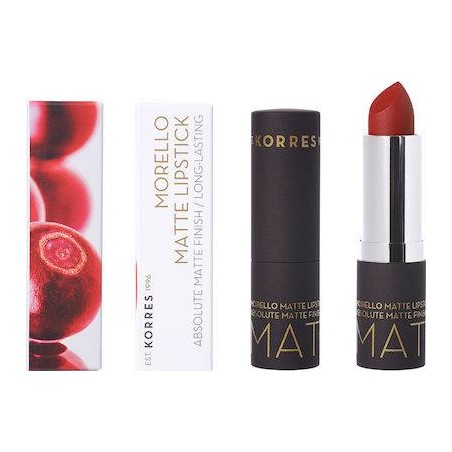 Korres Morello Matte Lipstick 57 Scarlet Suede