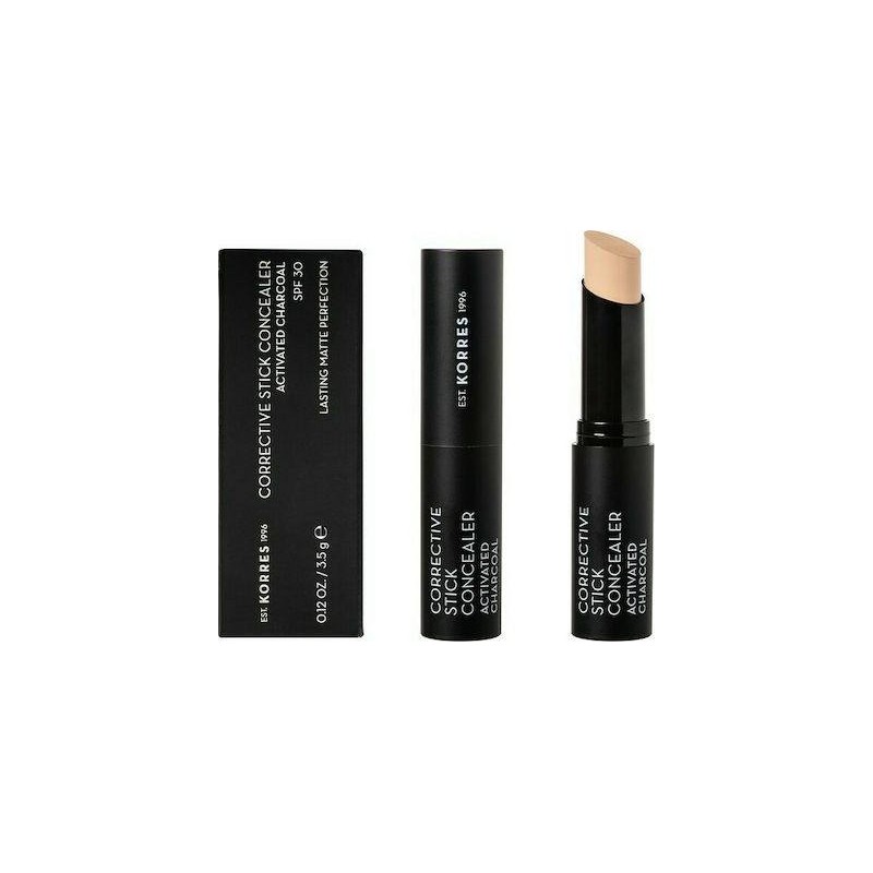 Korres Corrective Concealer Activated Charcoal SPF30 ACS1 3.5gr