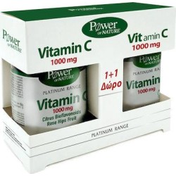 Power Of Nature Classics Platinum Range Vitamin C 1000mg 30 ταμπλέτες & Vitamin C 1000mg 20 ταμπλέτες