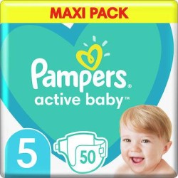Pampers Active Baby Maxi No 5 (11-16Kg) 50τμχ
