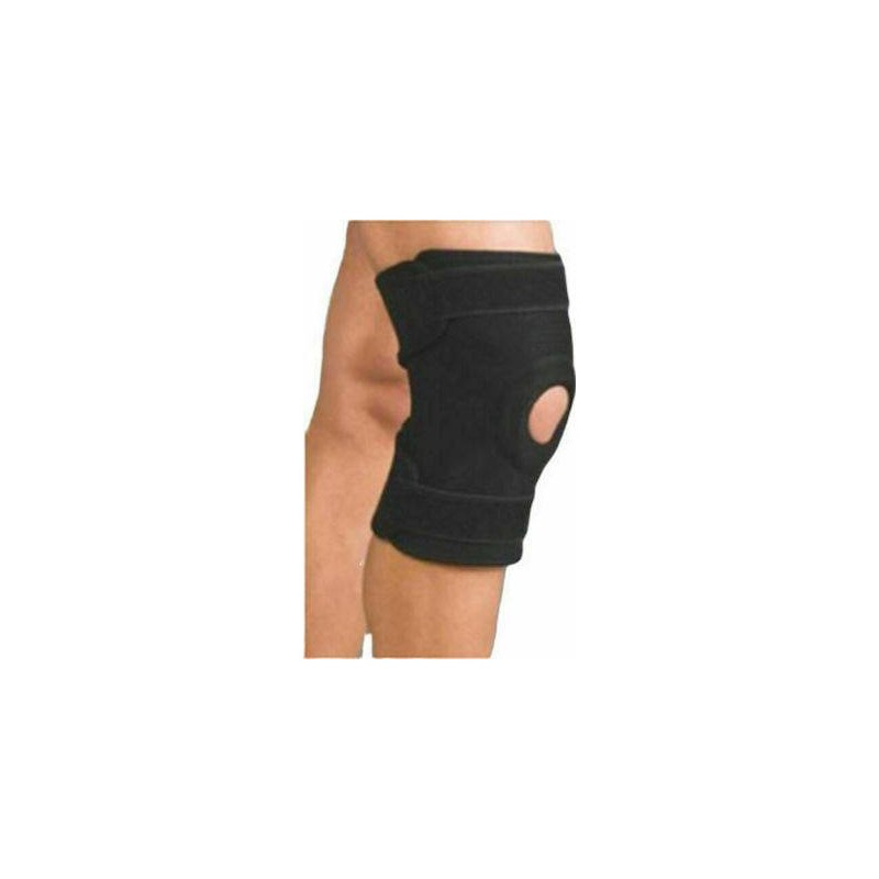 ANATOMIC HELP ΕΠΙΓΟΝΑΤΙΔΑ ΑΠΛΗ ΜΕ ΤΡΥΠΑ - ΕΛΑΣΤΙΚΗ ONE SIZE - 0555 - BLACK