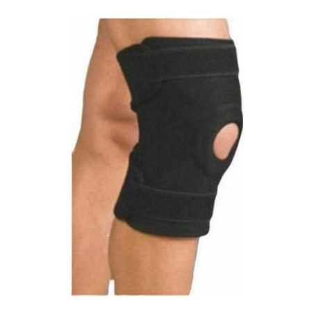ANATOMIC HELP ΕΠΙΓΟΝΑΤΙΔΑ ΑΠΛΗ ΜΕ ΤΡΥΠΑ - ΕΛΑΣΤΙΚΗ ONE SIZE - 0555 - BLACK