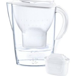 Brita Κανάτα Marella Cool & Maxtra White Πλαστική Με Καπάκι 2400ml