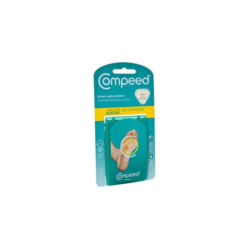 Compeed Επιθέματα Για Σκληρύνσεις Μεσαία 6τμχ