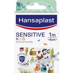 Hansaplast Sensitive Kids 1m x 6cm Αυτοκόλλητο Επίθεμα 1τμχ