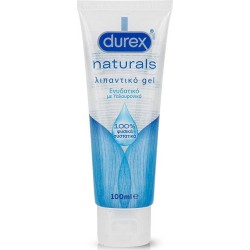 Durex Naturals Λιπαντικό Gel Ενυδατικό με Υαλουρονικό, 100ml | Χωρίς Ντροπή - Αγορά Online