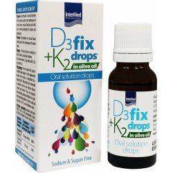Intermed D3 + K2 Fix Drops In Olive Oil 12ml
