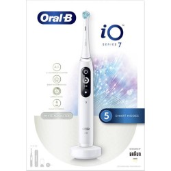 Oral-B IO Series 7 Electric Toothbrush with White Alabaster Timer