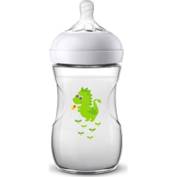 Philips Avent Natural Πλαστικό Μπιμπερό Σιλικόνης Δράκος 260ml