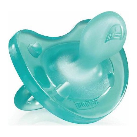 Chicco Pacio Physio Soft, All Silicone Blue, 6-12m 1pc