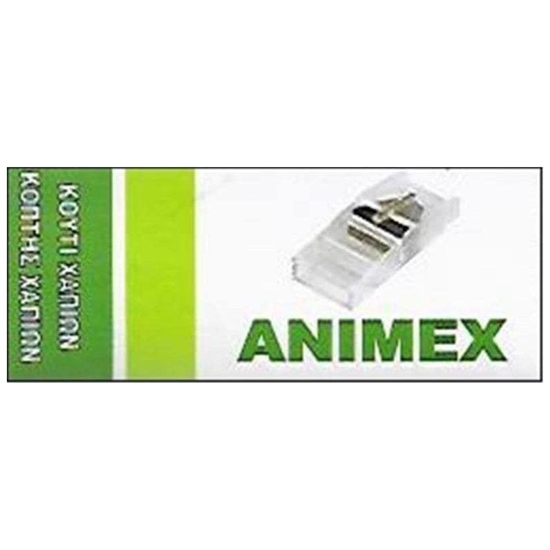 Animex Θήκη Χαπιών με Κόφτη σε Διάφανο χρώμα