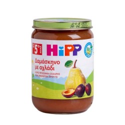 Hipp Φρουτόκρεμα Δαμάσκηνο με Αχλάδι 190gr