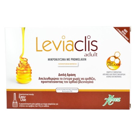 ABOCA Leviaclis micro enema with honey for Adults and Children 6pcs | Υγεία - Αγορά Online